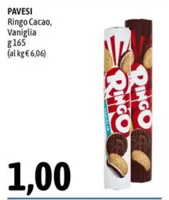 Pavesi Ringo Cacao, Vaniglia