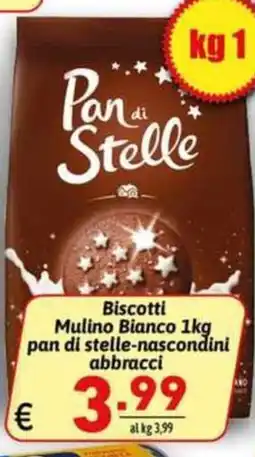Ipercarni Biscotti Mulino Bianco pan di stelle-nascondini abbracci offerta