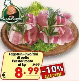Ipercarni Fagottini-involtini di pollo PrestoPronto offerta
