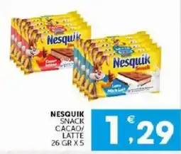 Mercadò Nesquik Snack Cacao/Latte offerta