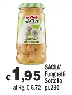 Primo Prezzo Sacla' funghetti sottolio offerta