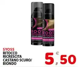 Il Centro Superstore Syoss ritocco ricrescita castano scuro/biondo offerta