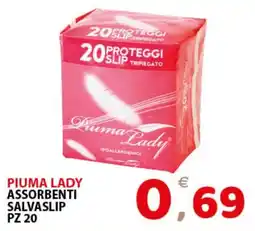 Il Centro Superstore Piùma Lady assorbenti salvaslip offerta
