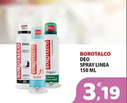Il Centro Superstore Borotalco deo spray linea offerta