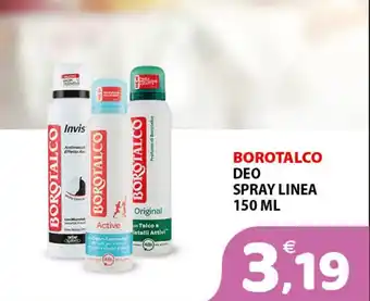 Borotalco deo spray linea