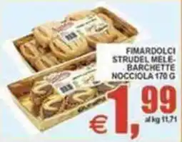 Pewex Fimardolci strudel mele-barchette nocciola offerta