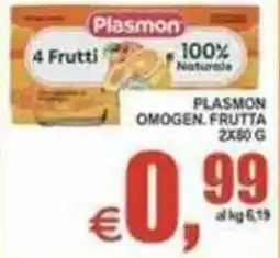 Pewex Plasmon omogen. frutta offerta