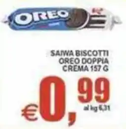 Pewex Saiwa biscotti Oreo doppia crema offerta