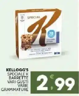 Sisa Kellogg's Speciale K Barrette Vari Gusti offerta