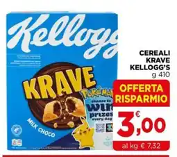 Gran mercato Cereali Krave Kellogg's offerta