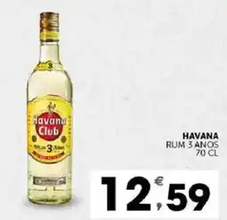 Sisa Havana Club rum 3 años offerta