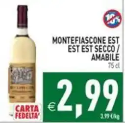 Pim Supermercati Montefiascone Est Est Secco / Amabile offerta