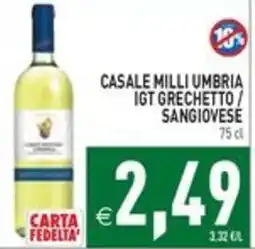 Pim Supermercati Casale Milli Umbria IGT Grechetto / Sangiovese offerta