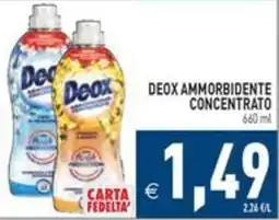 Pim Supermercati Deox ammorbidente concentrato offerta
