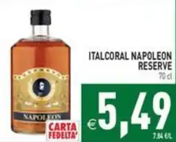 Pim Supermercati Italcoral Napoleon Reserve offerta