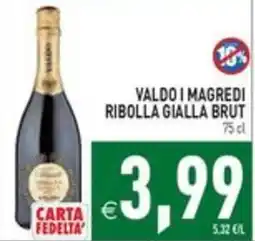 Pim Supermercati Valdo i Magredi Ribolla Gialla Brut offerta