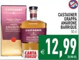Pim Supermercati Castagner Grappa Amarone Barrique offerta