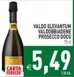 Pim Supermercati Valdo Elevatum Valdobbiadene Prosecco DOCG offerta
