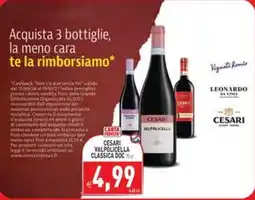 Pim Supermercati Cesari Valpolicella Classica DOC offerta