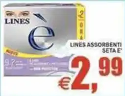 Pewex Lines assorbenti seta e' offerta