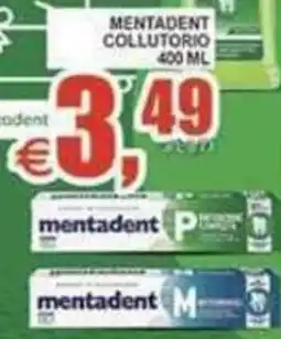 Pewex Mentadent collutorio offerta