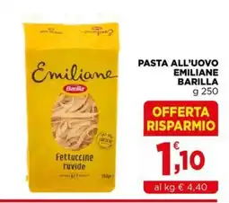 Gran mercato Pasta all'uovo Emiliane Barilla offerta