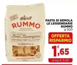 Gran mercato Pasta di semola le leggendarie rummo offerta