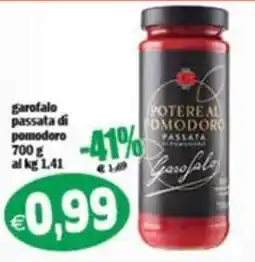 Il Castoro Supermercati Potere al pomodoro passata di pomodoro Garofalo offerta