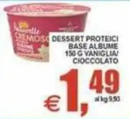 Pewex Naturelle Cremoso Dessert Proteici Base Albumine offerta