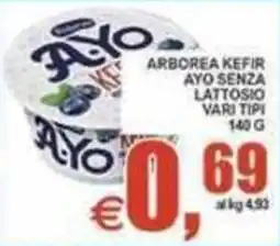 Pewex Arborea kefir ayo senza lattosio offerta