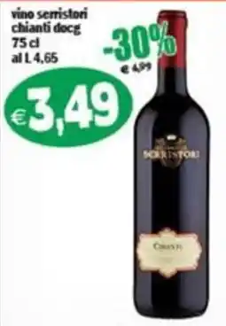 Il Castoro Supermercati Vino Serristori Chianti DOCG offerta