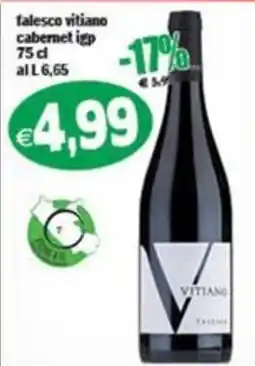 Il Castoro Supermercati Falesco vitiano cabernet igp offerta