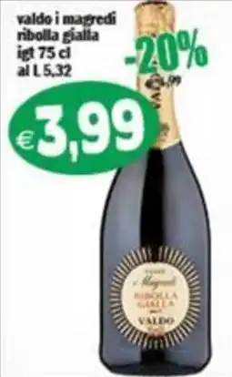 Il Castoro Supermercati Valdo i magredi ribolla gialla offerta