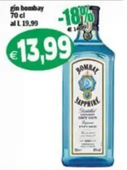 Il Castoro Supermercati gin bombay sapphire offerta