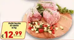 Ipercarni Rollè farcito di vitello offerta