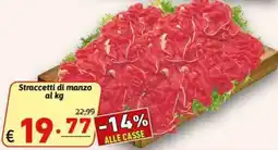 Ipercarni Straccetti di manzo offerta
