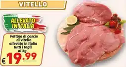 Ipercarni Fettine di coscio di vitello offerta