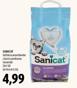 Madis Sanicat lettiera assorbente classic profumo lavanda offerta