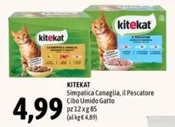 Madis Kitekat Simpatica Canaglia, il Pescatore Cibo Umidio Gatto offerta