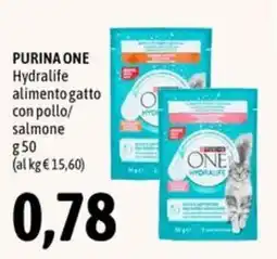 Madis Purina One Hydralife alimento gatto offerta