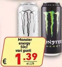 Ipercarni Monster energy offerta