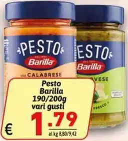 Ipercarni Pesto Barilla offerta