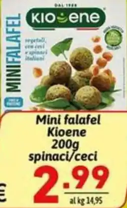 Ipercarni Mini falafel Kioene offerta