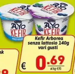 Ipercarni Kefir Arborea senza lattosio offerta