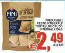 Pewex Fini ravioli pesto integrali tortellini crudo integrali offerta