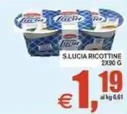Pewex S.Lucia ricottine offerta