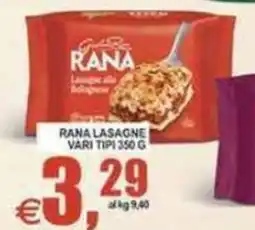 Pewex Rana lasagne vari tipi offerta