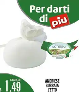 Supermercati EffePiù Andrieese Burrata L'Etto offerta