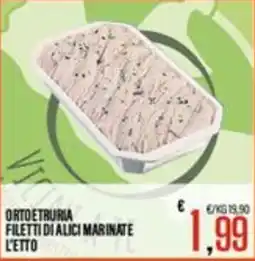 Supermercati EffePiù Ortoetruia filetti di alici marinate offerta