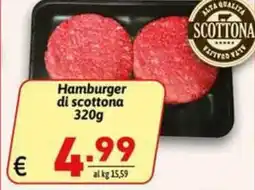 Ipercarni Hamburger di scottona offerta